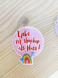 Sticker gegen rechts (4er Set) - brushmeetspaper