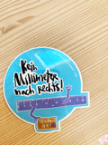 Sticker gegen rechts (4er Set) - brushmeetspaper